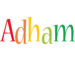 Adham birthday logo