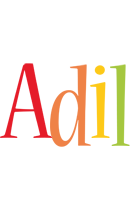Adil birthday logo