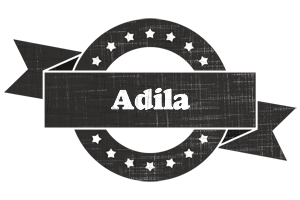 Adila grunge logo