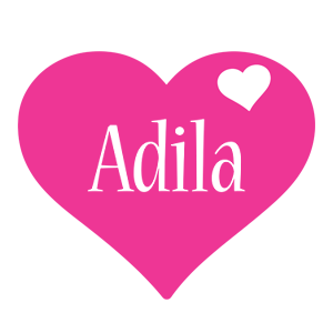 Adila love-heart logo