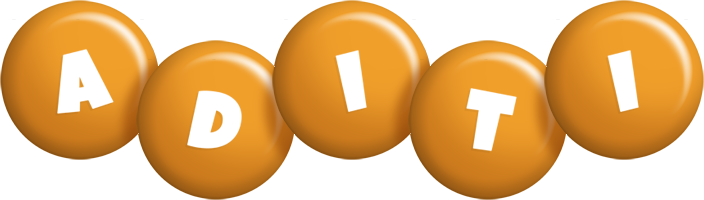 Aditi candy-orange logo