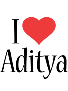 Aditya i-love logo