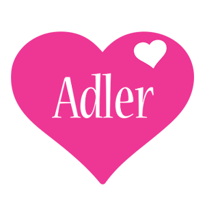 Adler love-heart logo