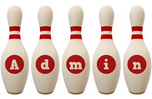 Admin bowling-pin logo