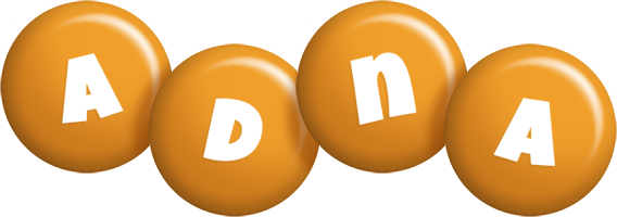 Adna candy-orange logo