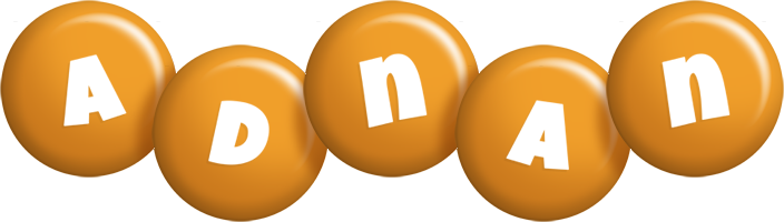 Adnan candy-orange logo