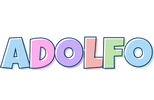 Adolfo pastel logo
