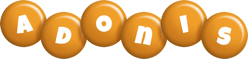 Adonis candy-orange logo