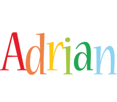 Adrian birthday logo