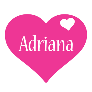Adriana love-heart logo