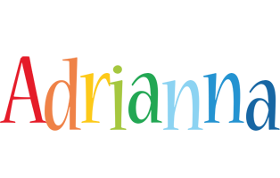 Adrianna birthday logo