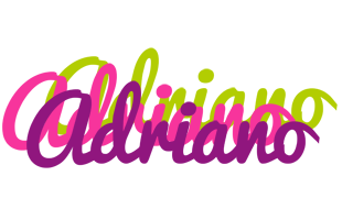 Adriano flowers logo