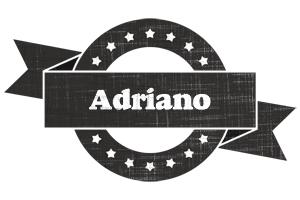 Adriano grunge logo