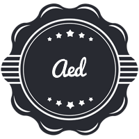 Aed badge logo