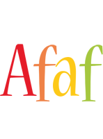 Afaf birthday logo