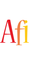 Afi birthday logo
