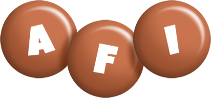 Afi candy-brown logo
