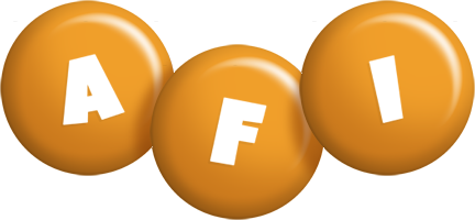Afi candy-orange logo