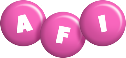 Afi candy-pink logo