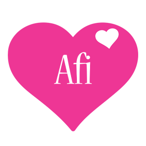 Afi love-heart logo