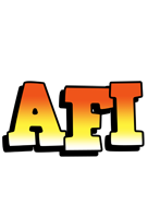 Afi sunset logo