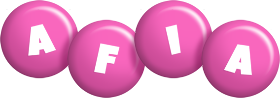Afia candy-pink logo