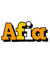 Afia cartoon logo
