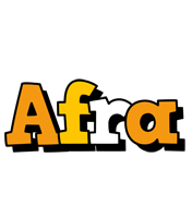 Afra cartoon logo