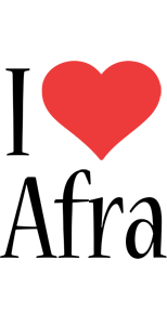Afra i-love logo