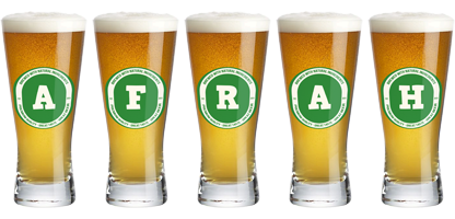 Afrah lager logo