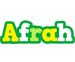 Afrah soccer logo