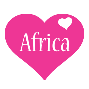 Africa love-heart logo