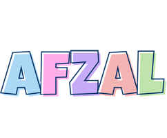 Afzal pastel logo