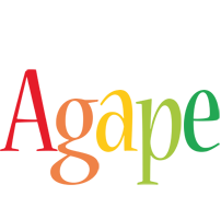 Agape birthday logo