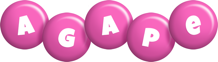 Agape candy-pink logo