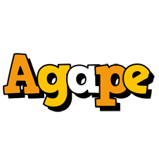 Agape cartoon logo