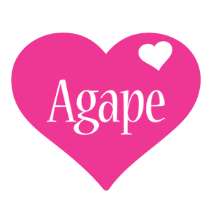 Agape love-heart logo