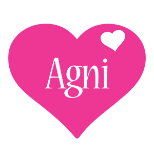 Agni love-heart logo