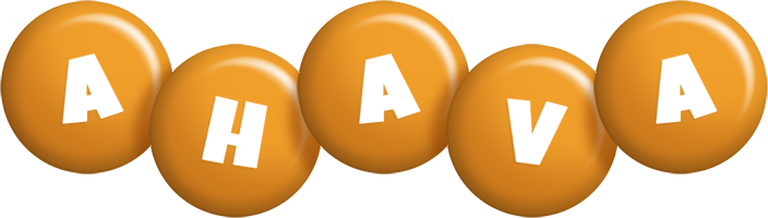 Ahava candy-orange logo