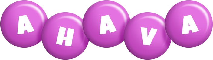 Ahava candy-purple logo