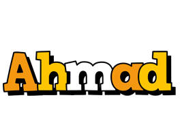 Ahmad cartoon logo