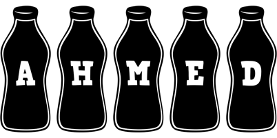 Ahmed bottle logo
