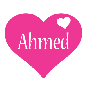 Ahmed love-heart logo