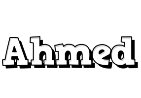 Ahmed snowing logo