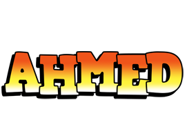 Ahmed sunset logo