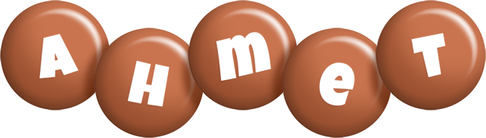 Ahmet candy-brown logo