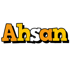 Ahsan cartoon logo