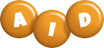 Aid candy-orange logo