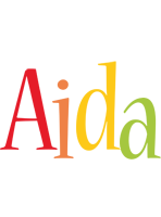 Aida birthday logo