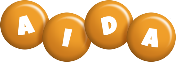 Aida candy-orange logo